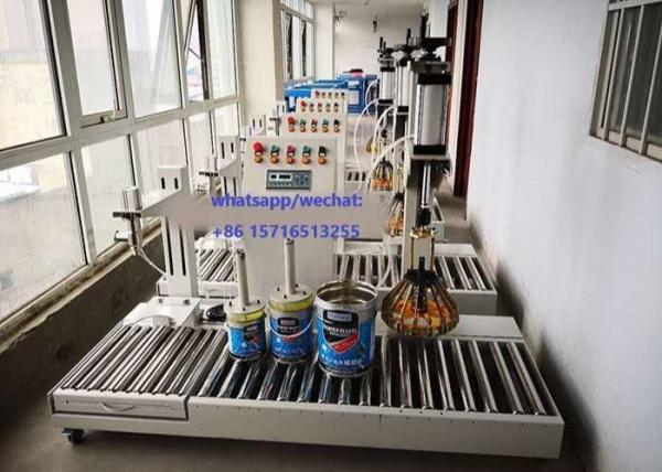Paint Filling Machine / Paint Bucket Filling Machine With Stainless Steel