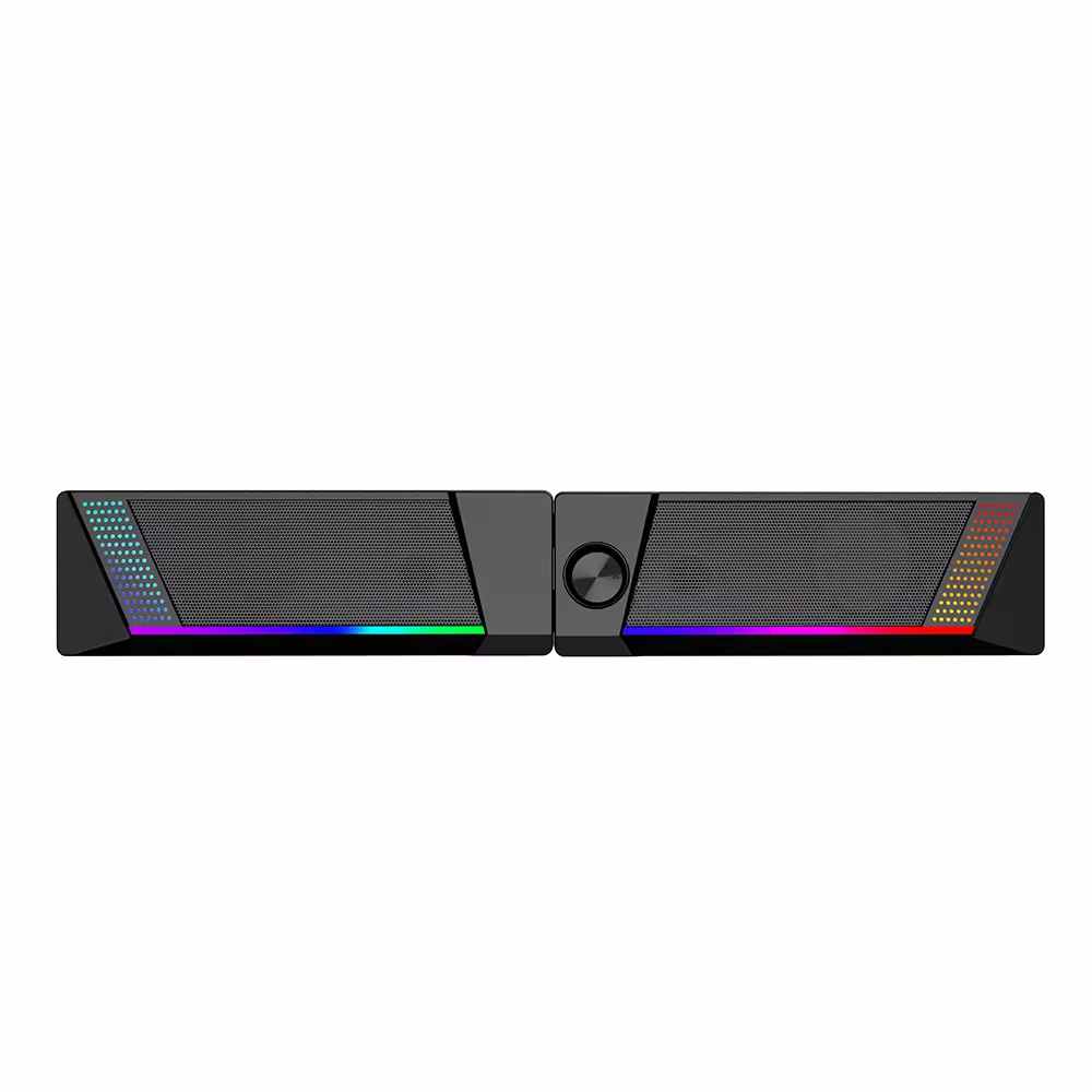 Subwoofer-equipped Wooden Gaming Multimedia Computer Speaker for Laptop Notebook Music