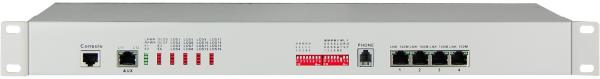 BNC E1 pmux of 16e1 and 2RS232/422/485 single mode Dual Fiber 20km Pdh