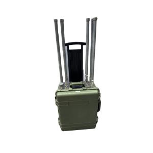3KM Anti FPV Backpack Drone Jammer 1.5GHz 2.4GHz 5.8GHz Portable Frequency
