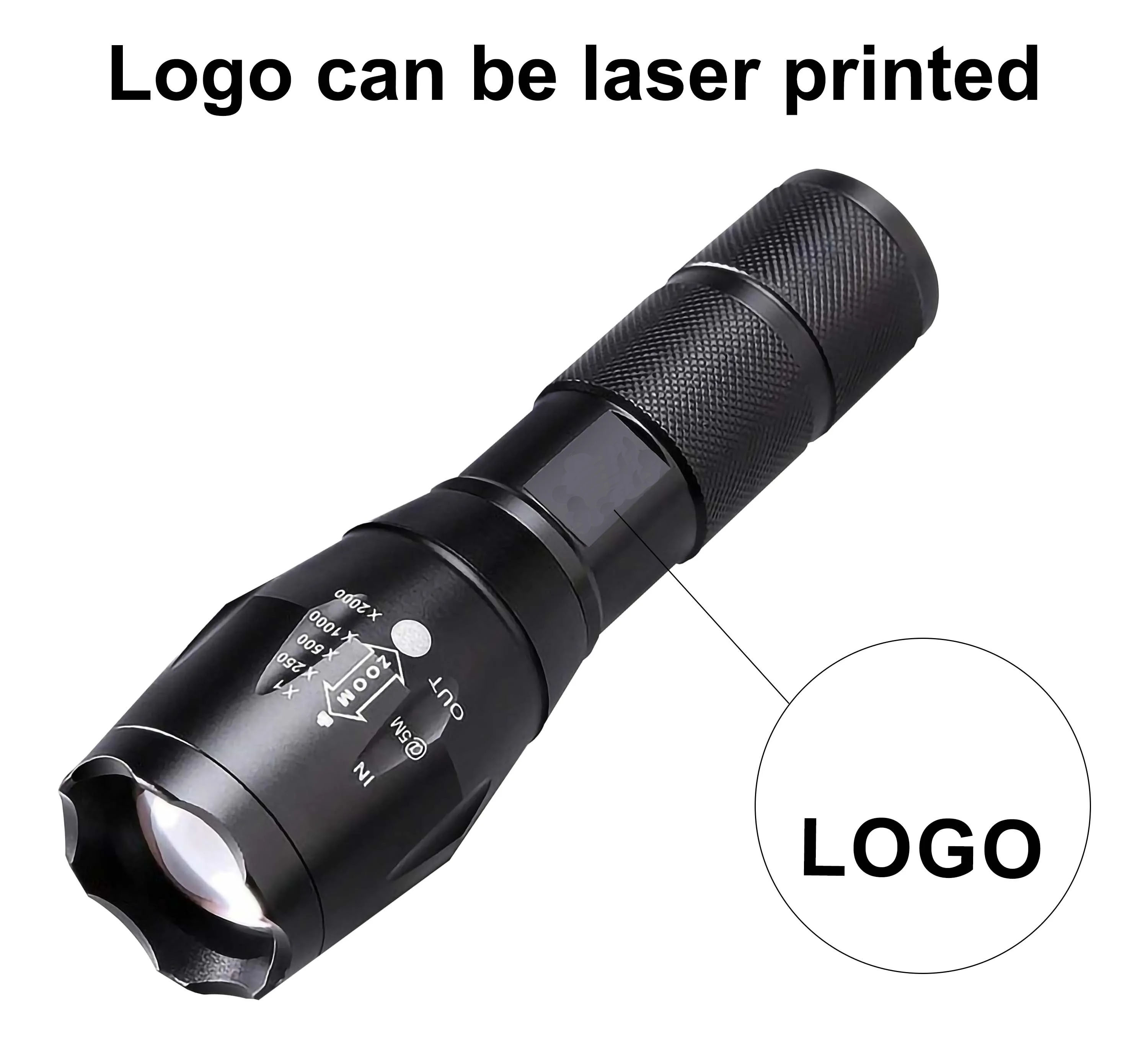 Camping Tactical Torch Outdoor Working Light IP65 Multifunction Emergency Flashlight