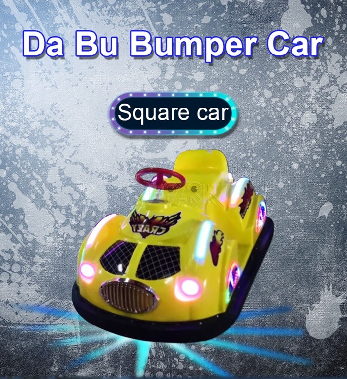 Da Bu Adult And Kids Bumper Car Amusement Equipment 12V 50W