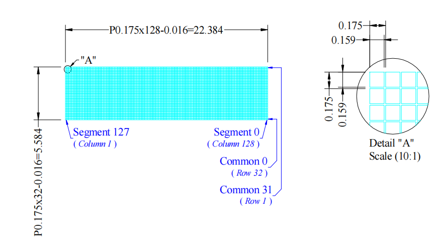 0.91'' OLED Monochrome Display Medical Monitoring Home Appliance Panels OLED LCD