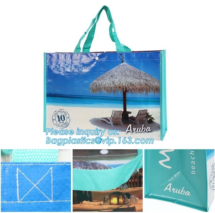 Wholesale factory custom fashion laminated non woven bag, Shopping printing fabric insulated foldable bag, custom pp non