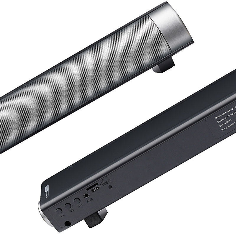 Wireless Soundbar for TV 120W Subwoofer Output Power and 4Ω Impedance Home Theatre System