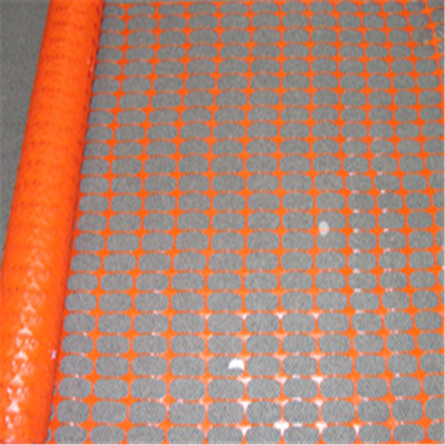 Green / Orange Plastic Safety Fence , Virgin HDPE UV Plastic Snow Fence