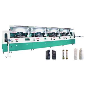China 1-8 Colors Plastic Bottle Automatic Linear UV Printing Machine 85 Pcs/Min on sale