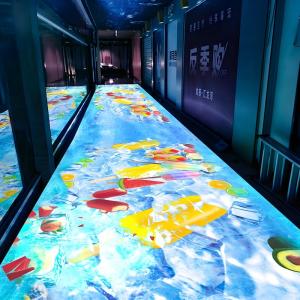 3D Immersive Floor Projection Game System 3200 Lumens Indoor
