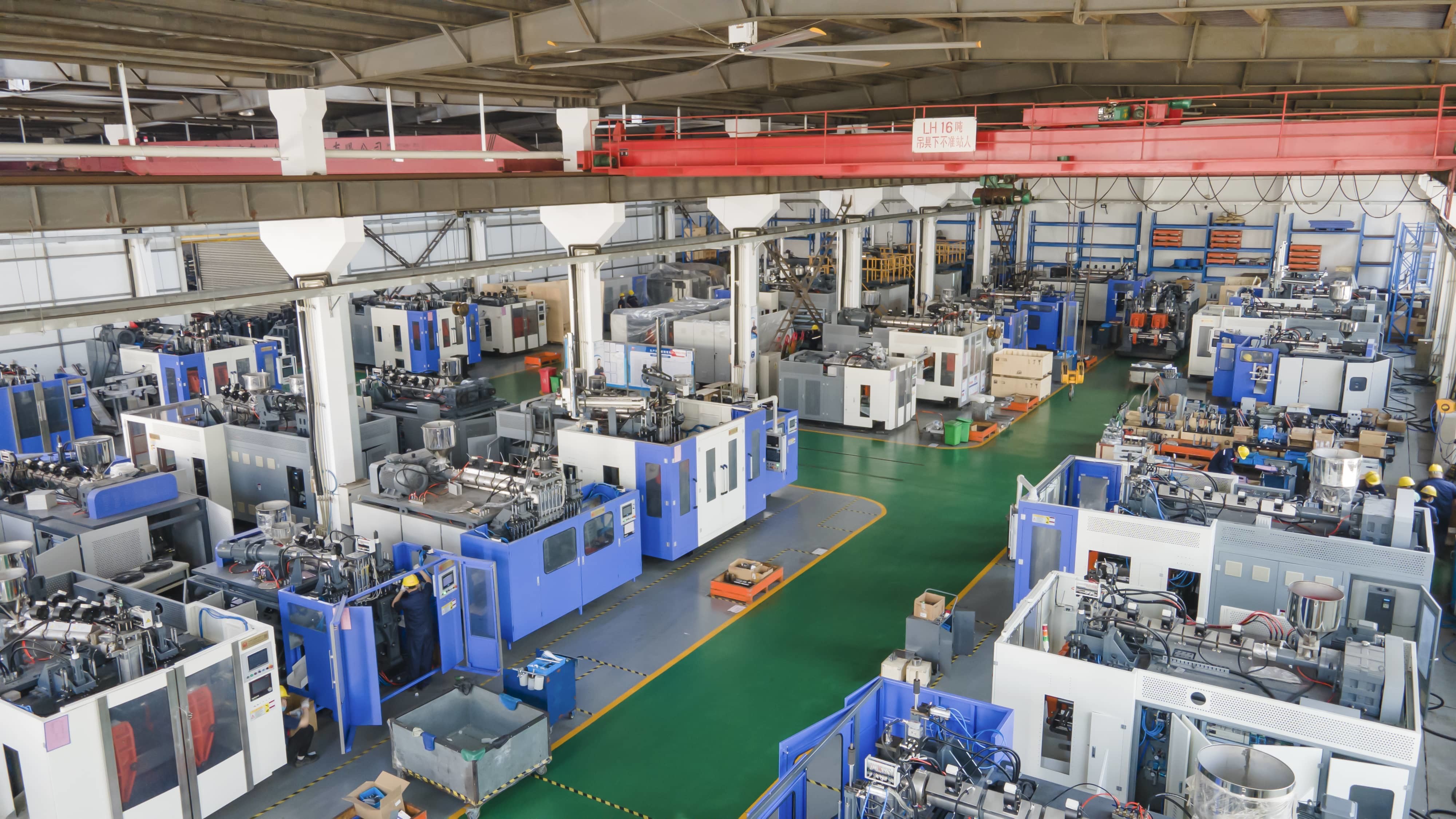 Open Top Blue Drums Blow Molding Machine HDPE Plastic Barrel Making Machine