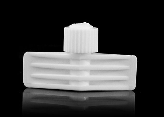 PE Dia 4.5mm Twist Off Spout Cover / Cap Nozzle All In One For Cosmetic Pouch