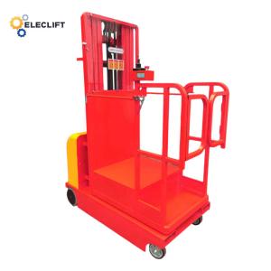 220V PLC Control Electric Order Picker Machine CE ISO9001