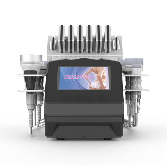 Vacuum 6 In 1 Ultrasonic Cavitation Machine 80kHz Cellulite Removal