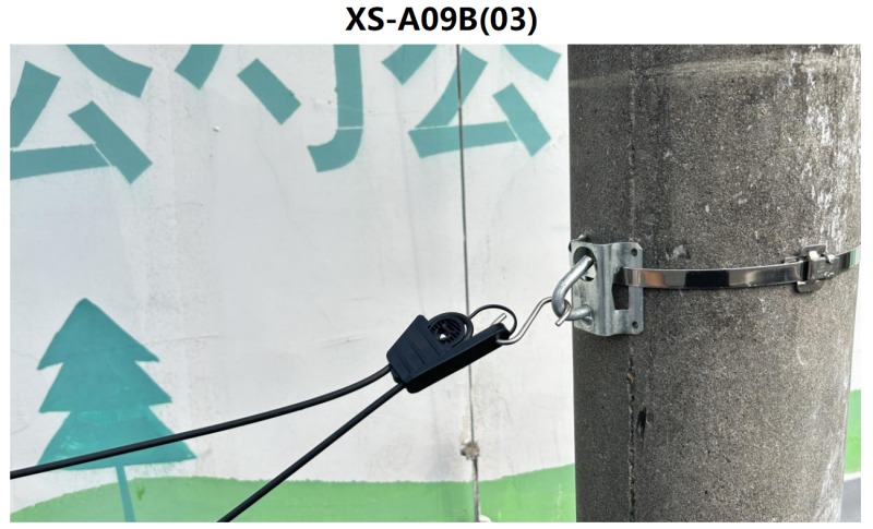 XS-A09B 01 Model Series S-hook Cable Clamps Perfect for All Types of Fibre Optic Cables