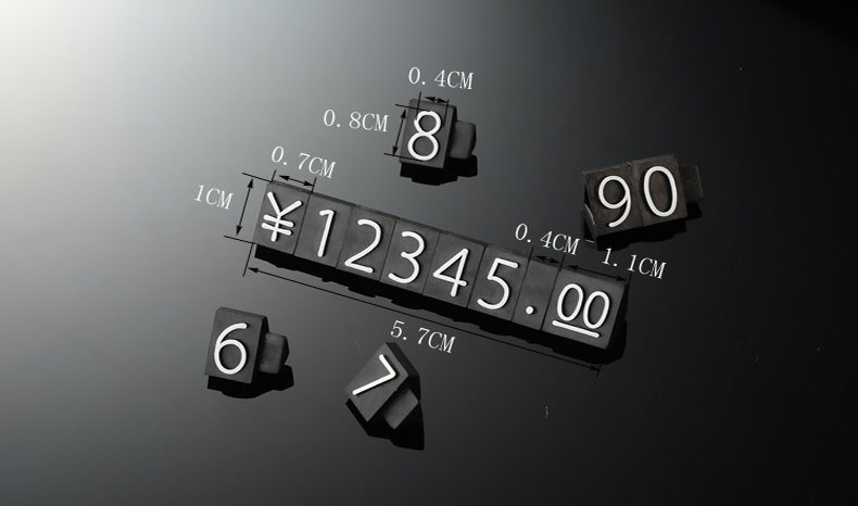 Paperboard Jewelry Watch Display Stand Euro Thai Baht Pricing Cubes for Retail Stores Custom Order