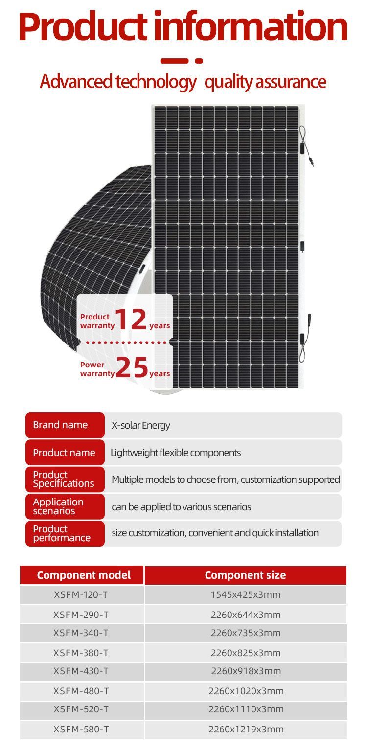 Arched Roof Power Genertaion Hjt Solar Modules for Sale