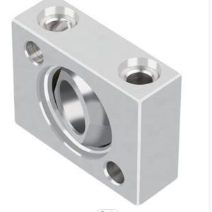 Square Precision Machined Components Steel Block Chromium Plating Parts