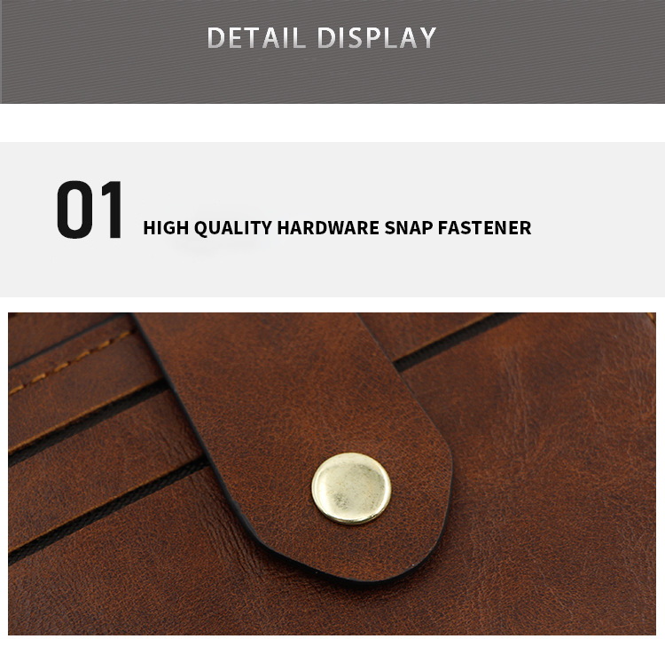 Credit Card Holder Wallet for Men and Women Unisex Pur Color Leather Pu Coin Purse