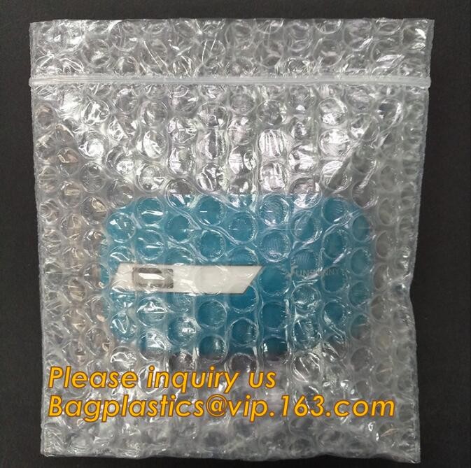 air mail metallic holographi rose gold bubble padded mailer / Zip lockkk bubble bag/ slider bubble bag,Holographic Factory