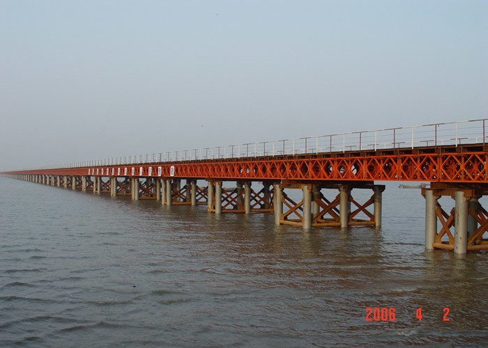 4.2m Galvanized Steel Structures Bailey Bridge
