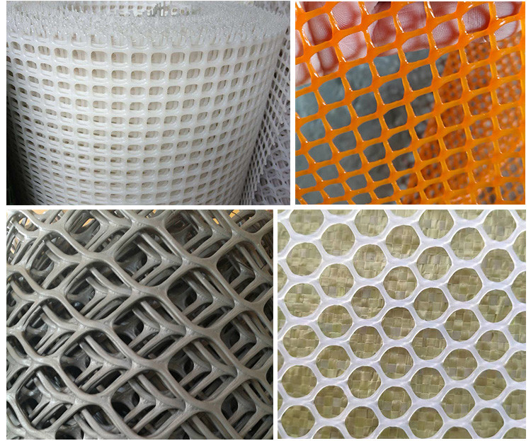 HDPE Plastic Flat Plain Netting Pe Extruded Plastic Plain Mesh Roll