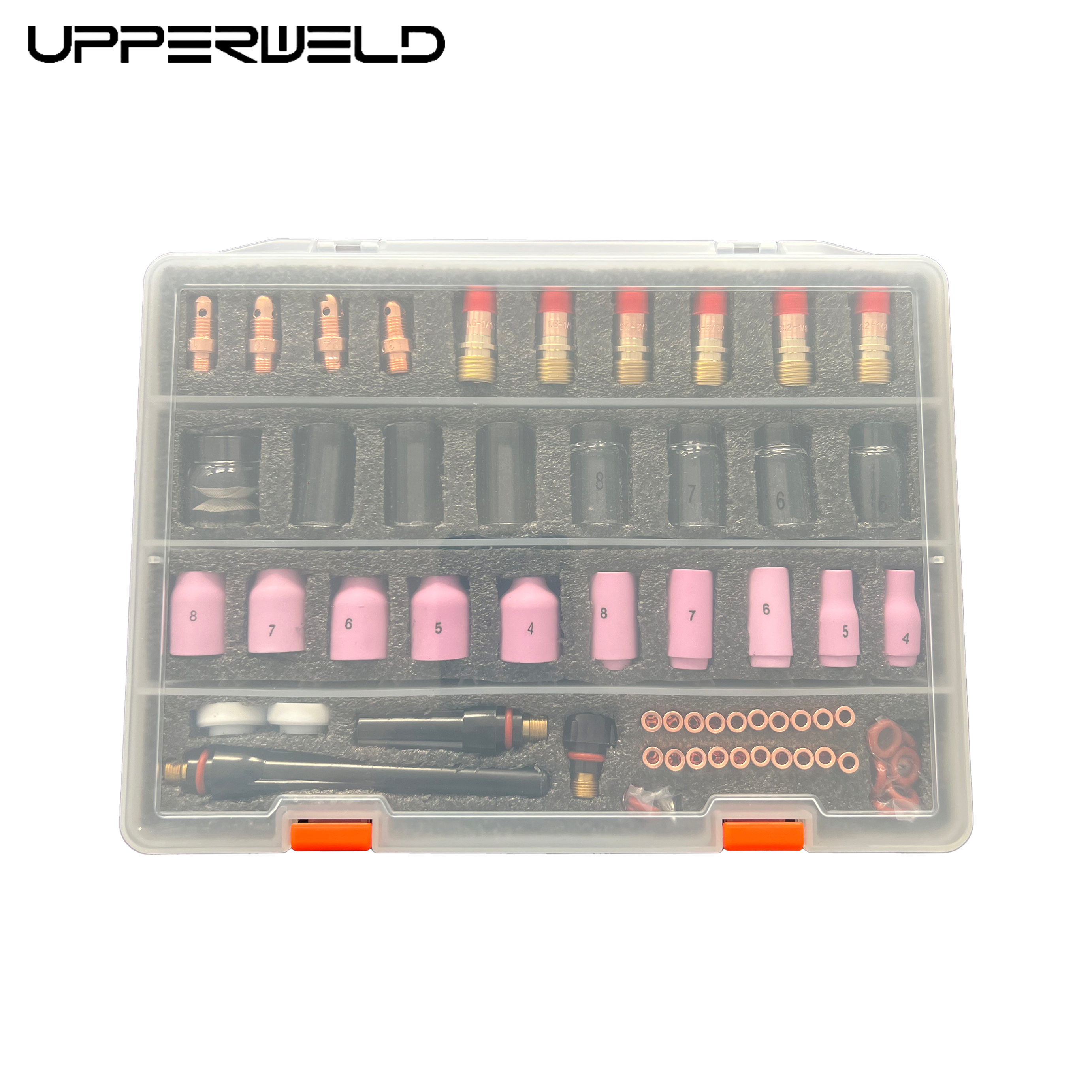 Advanced TIG Welding Torch Set with Ceramic Cup and Clear Nozzle 17 18 26 74 Kits