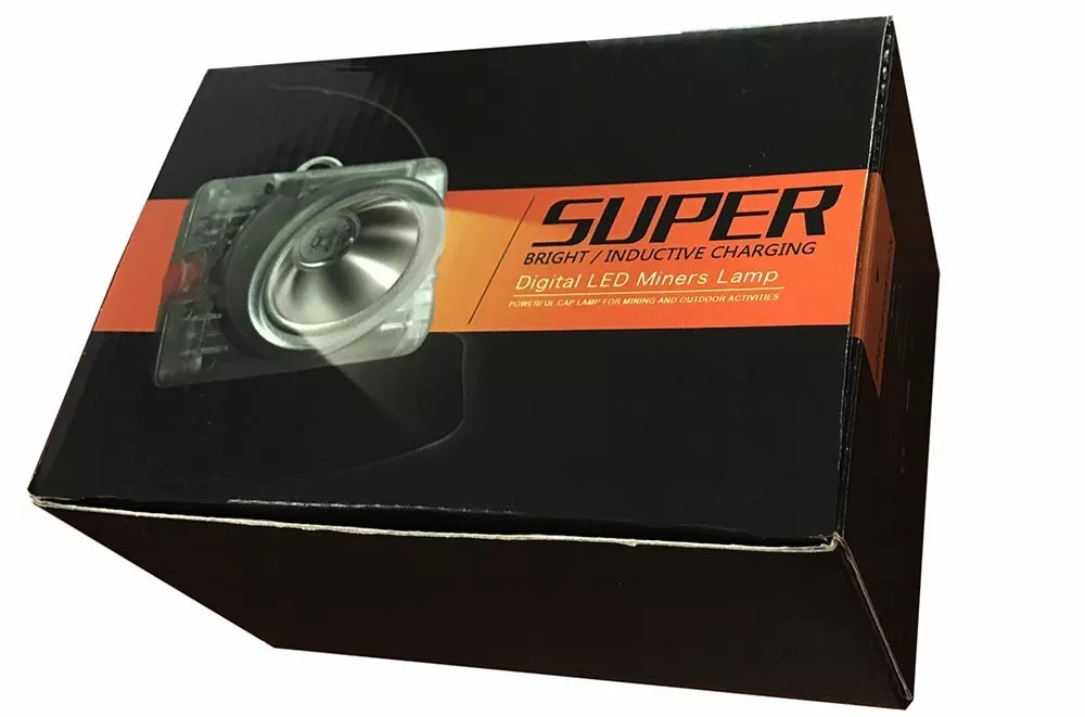 Wireless Inductive Charging LED Miner Lamp IP68 15000lux