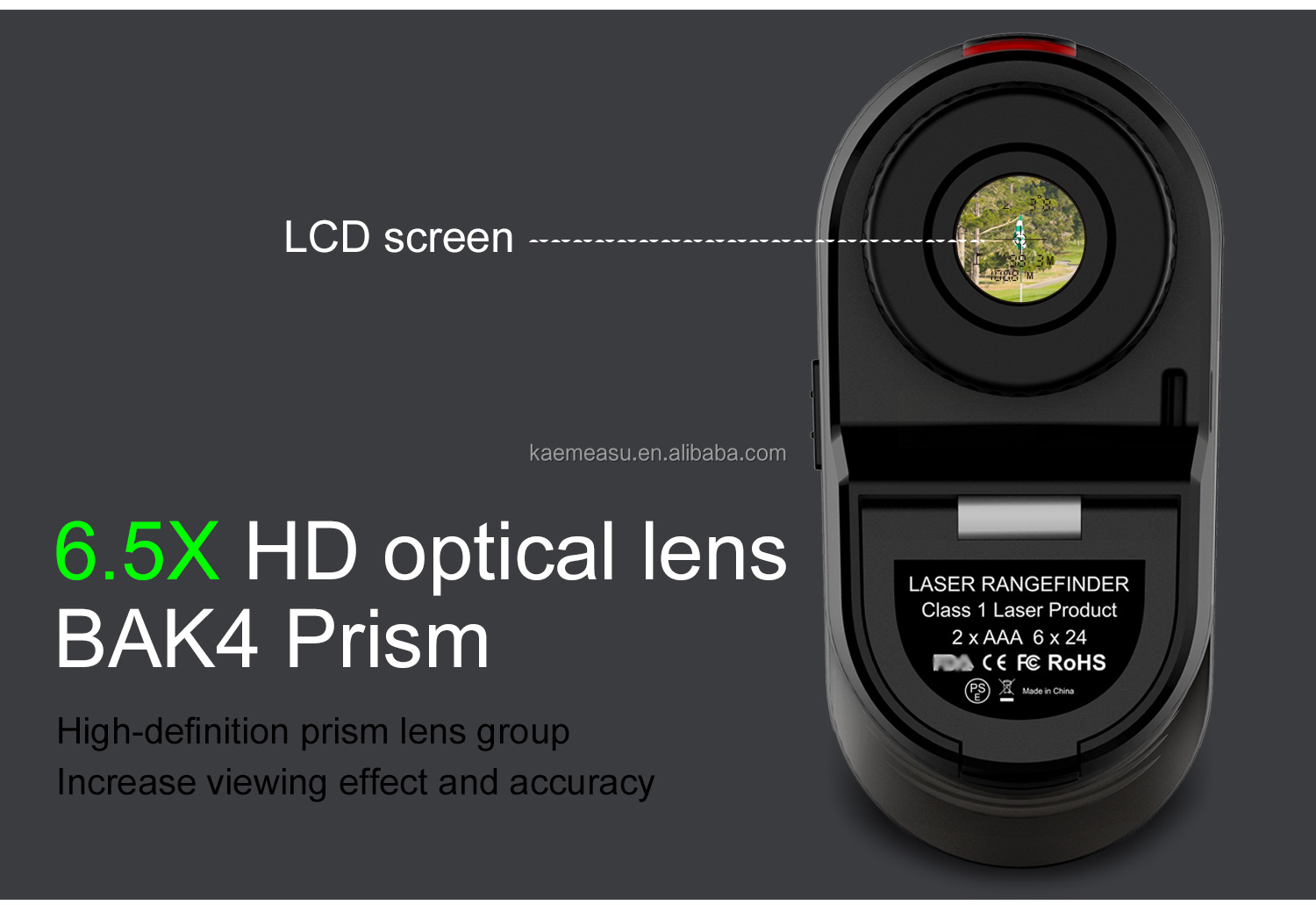 Handheld Mini 450m-1000m Laser Rangefinders Diastimeter Golf Laser Range Finder Optical Telescope For Hunting