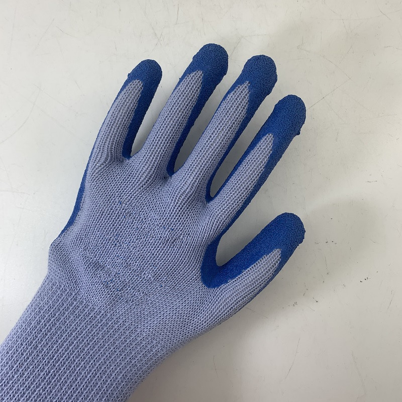 Oil Proof Nitrile Coated Gloves 3/4 Half Coated Nitrile Safety Gloves