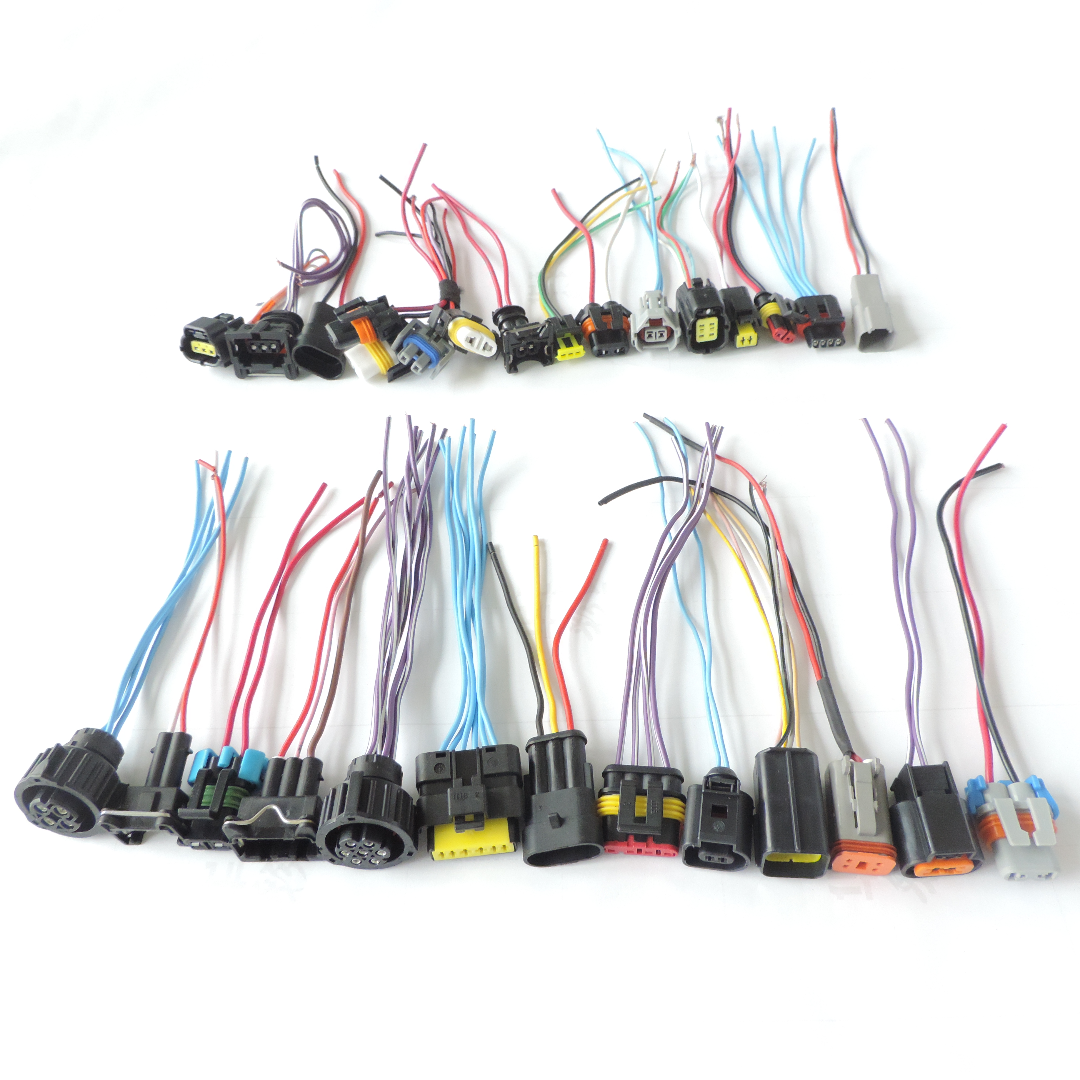 12V 24V 4 Pin Trailer Wiring Harness Female Male 18AWG 16AWG
