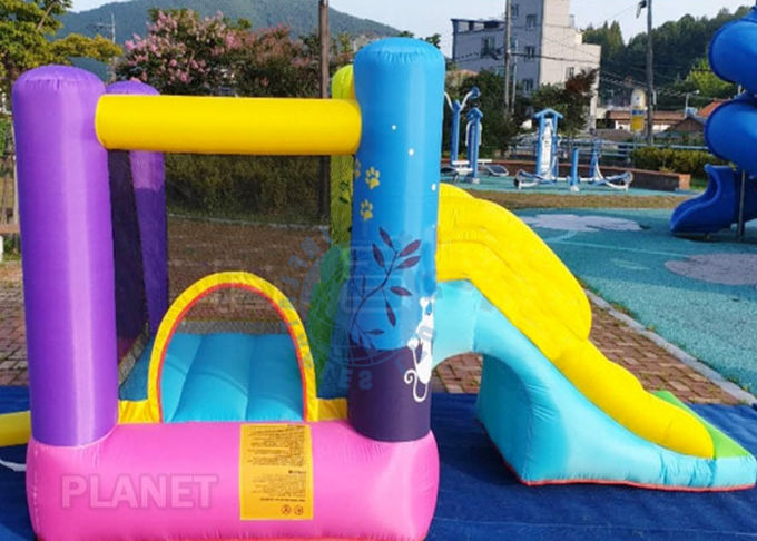 Residential 810D Oxford Inflatable Bounce House With Slide