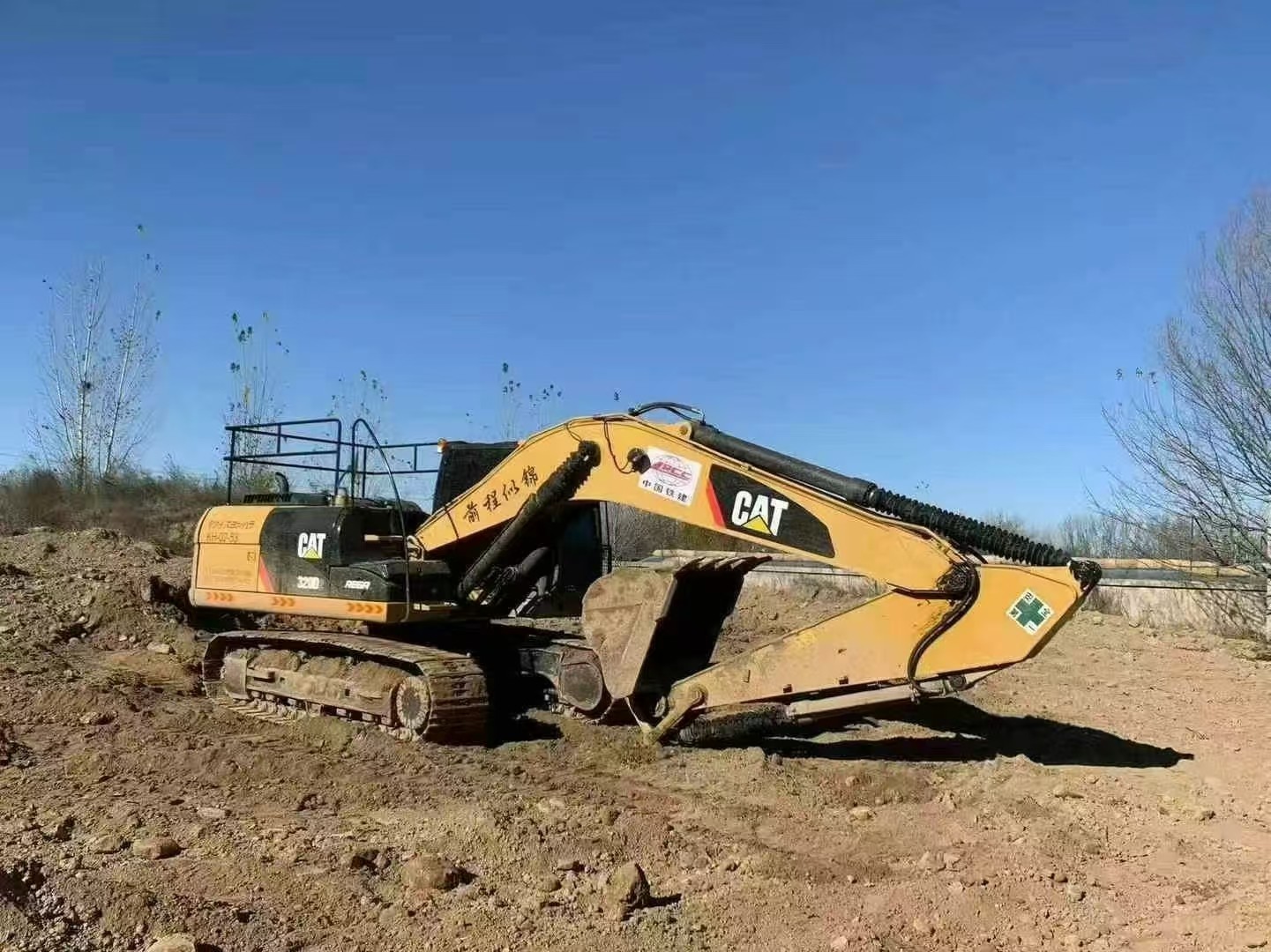 320D Used CAT Excavators Heavy Duty 20 Ton Earthwork Digger Equipment