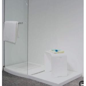 Solid Surface Stone Resin Shower Tray Durable Scratch Resistant