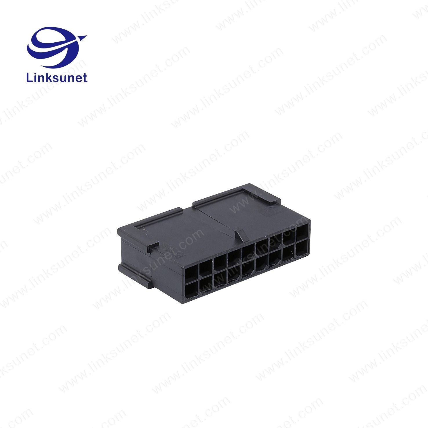 Black 43020 - 0200 Microfit MOLEX Crimp Housing 2 - 24 Circuits UL 94V - 0