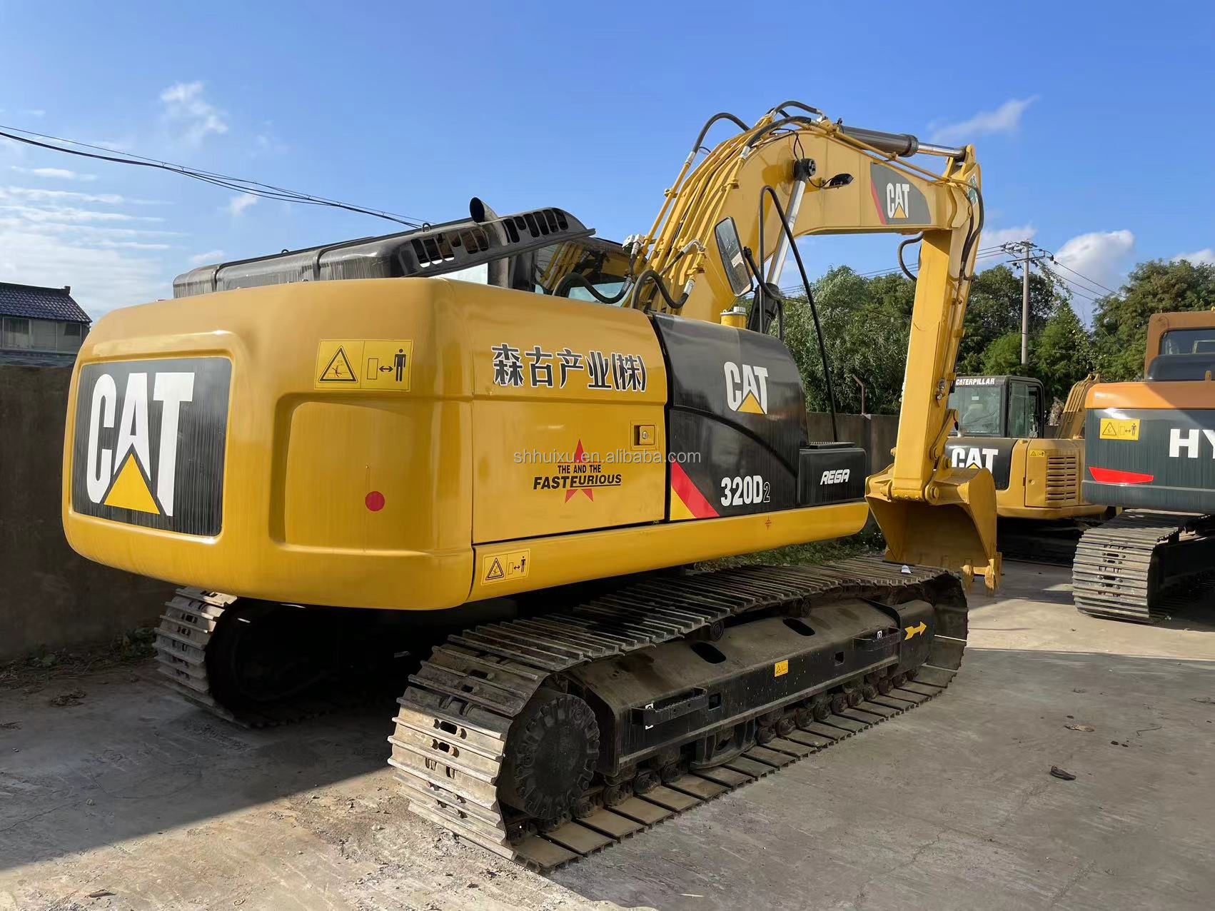yellow color original cat320d used excavator cat320d on sale with cheap price