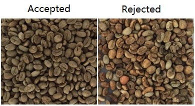 High Resolution Coffee Beans Color Sorter