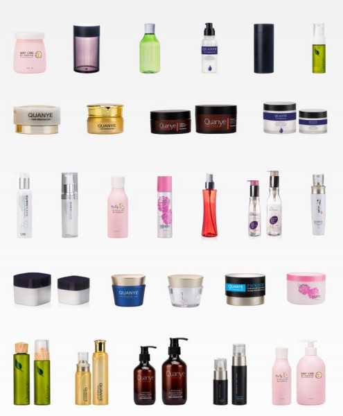 Empty Foundation Bottle With Pump For Skin Care , Plastic Cosmetic Bottles
