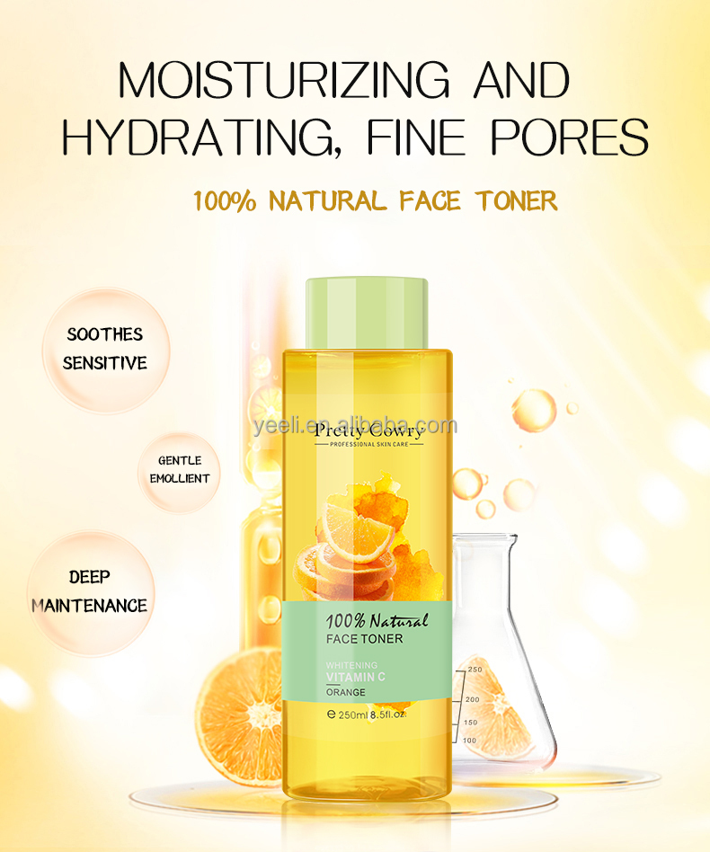 Oem Odm Deep Hydration Organic Plant Extracts Rose Aloe Water Skin Toner