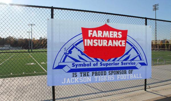 Digital Printing PVC Mesh Fencing 1000x1000 12x12 270g Outdoor Advertisement
