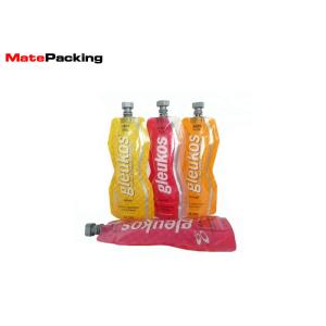 Foldable Spout Transparent Stand Up Pouch Custom Design Doypack For Drinking