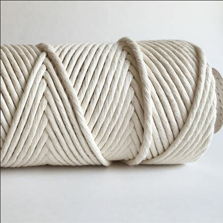 Multipurpose Usage 6mm Cotton Rope Cord Macrame With Guaranteed