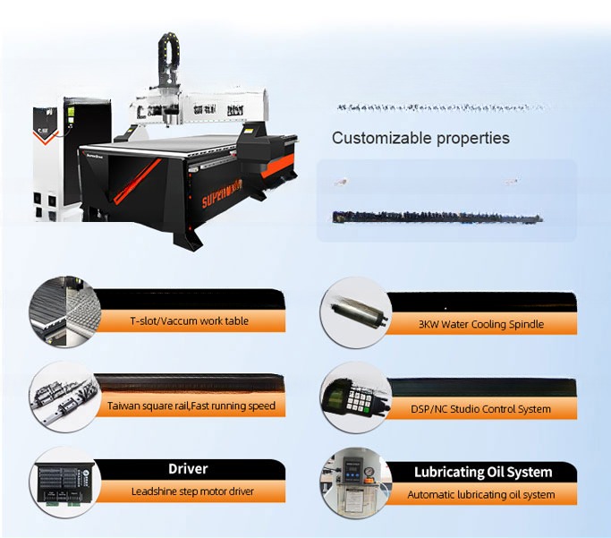 1325 Cnc Wood Router Machine Computer Controlled Multifunctional For Carving Wood